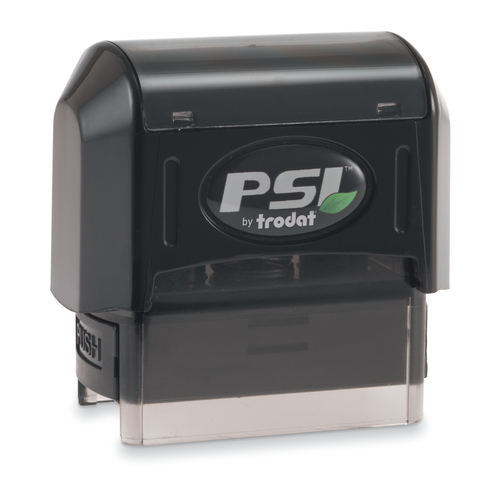 PSI 1444 Pre-inked Text Stamp, Rectangular