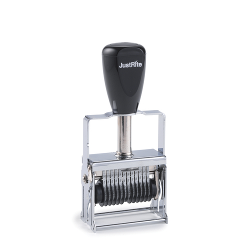 JustRite metal self-inking stamp SIN 00-12