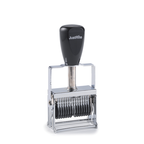 JustRite metal self-inking stamp SIN 0-14