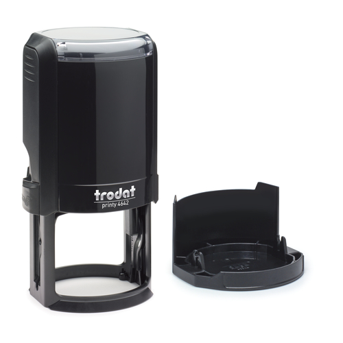 Trodat 4642 Printy Self-Inking Stamp, Circular Rope Border