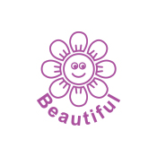 Beautiful Flower - Teacher Printy 4630 Self-Inking Stamp