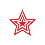 Red triple star - Teacher Printy 4630 Self-Inking Stamp