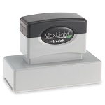 California Notary Maxlight XL2-185 Pre-Inked Stamp, Rectangular